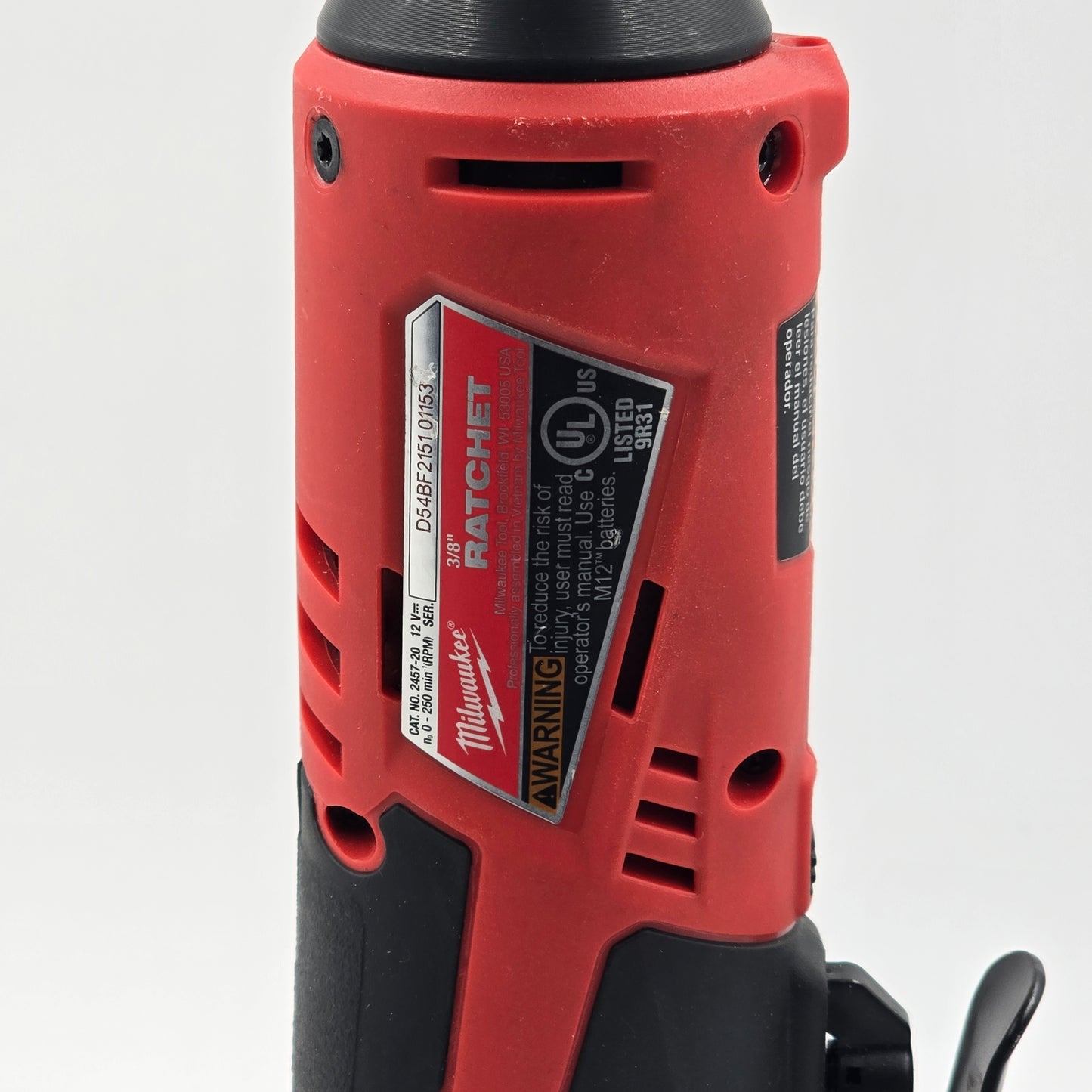 Milwaukee 2457-20 M12 12V Ratchet