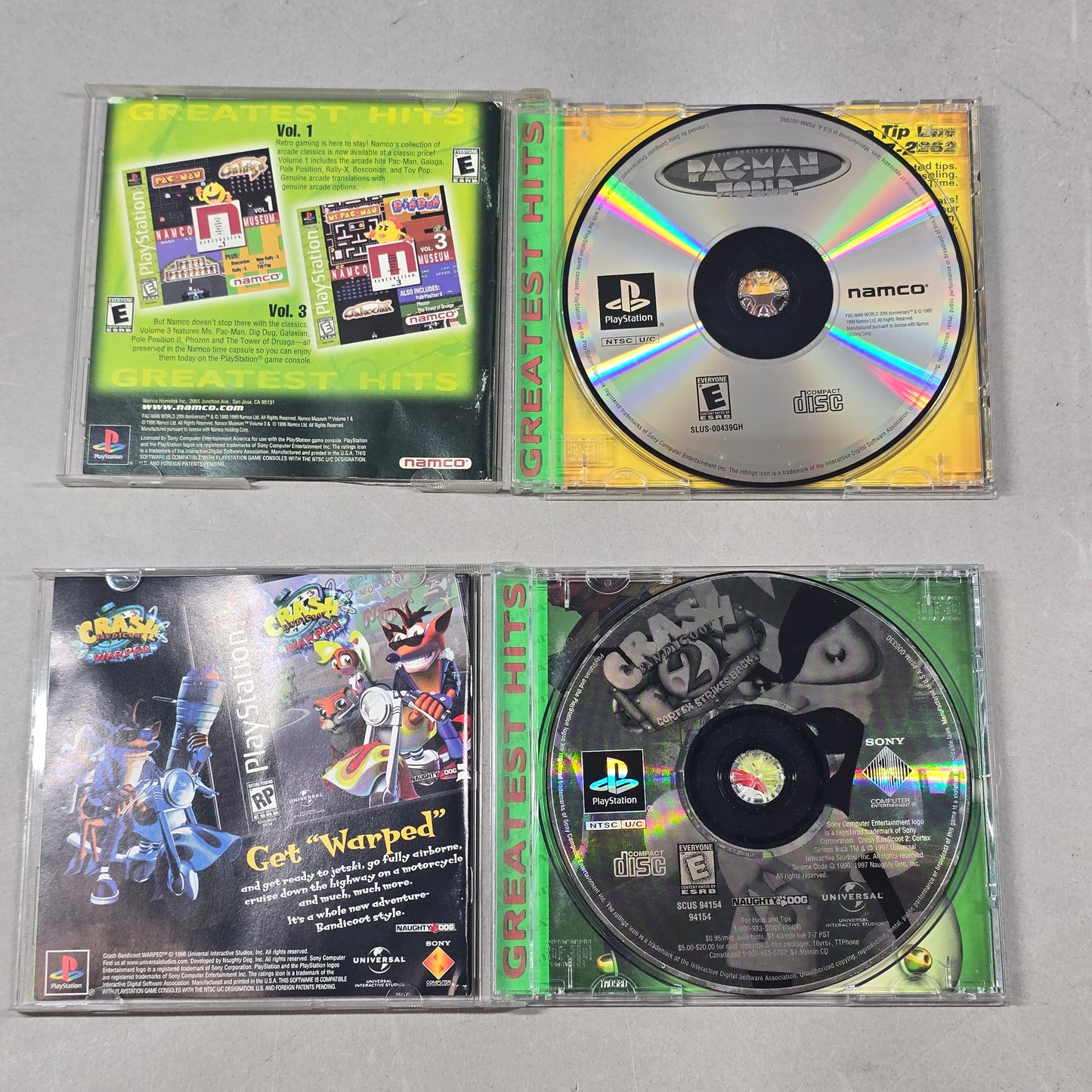 Lot of 2 Sony PlayStation 1 PS1 Games