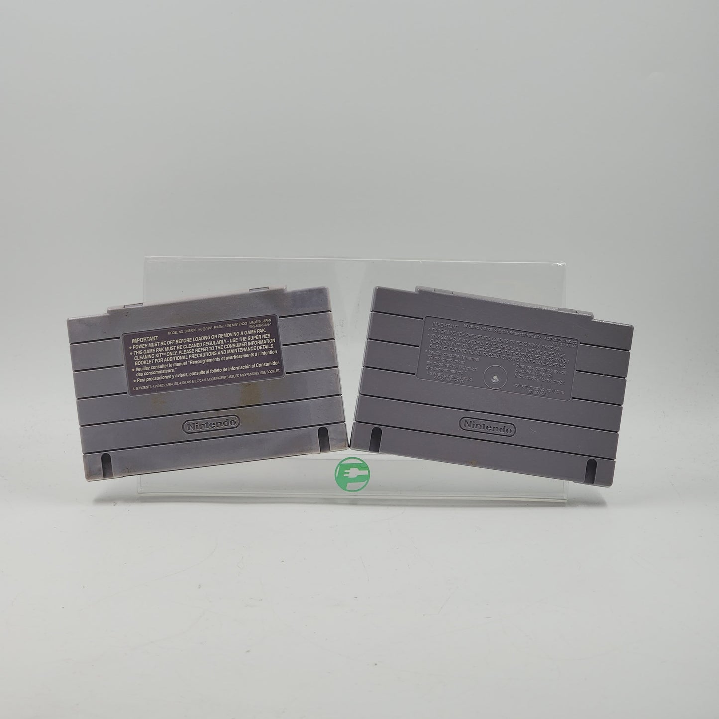 Super Godzilla & Star Trek the Next Generation Lot of 2 Nintendo SNES Games