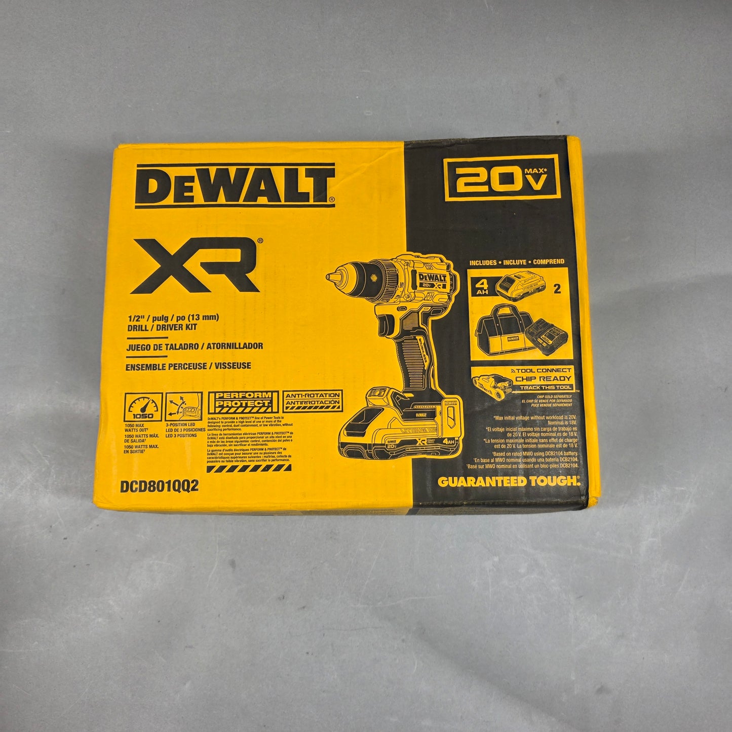 DeWALT XR Drill/driver with XR Brushless Angle Grinder