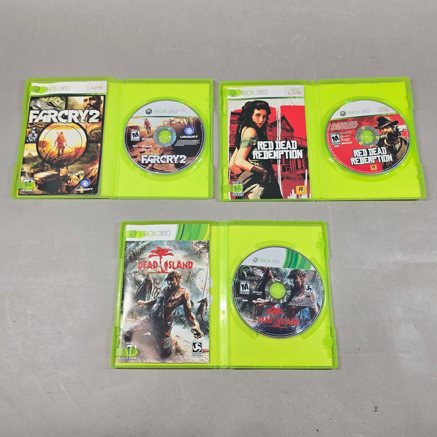 Lot of 3 Microsoft Xbox 360 Games