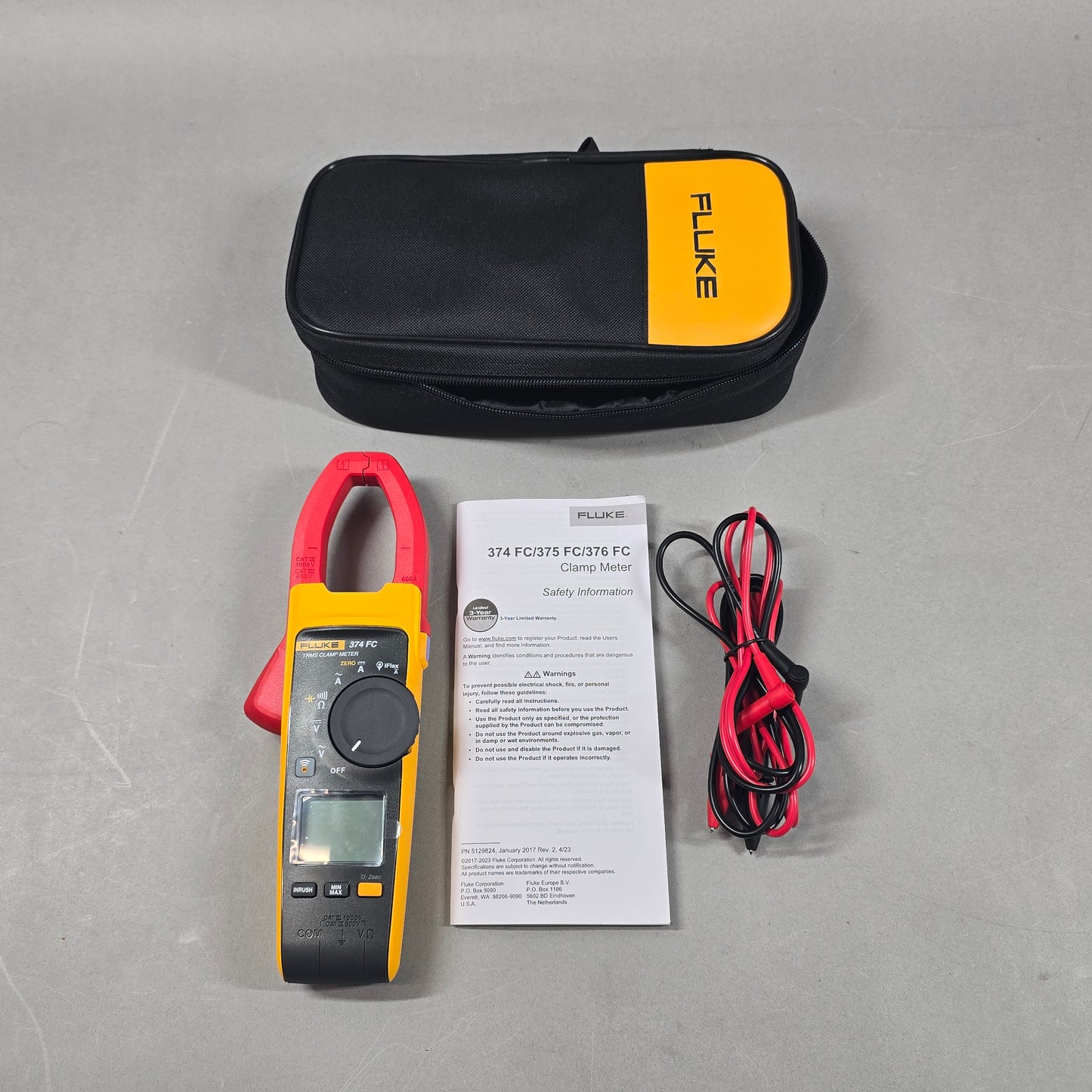 Fluke 374 FC TRMS Clamp Meter