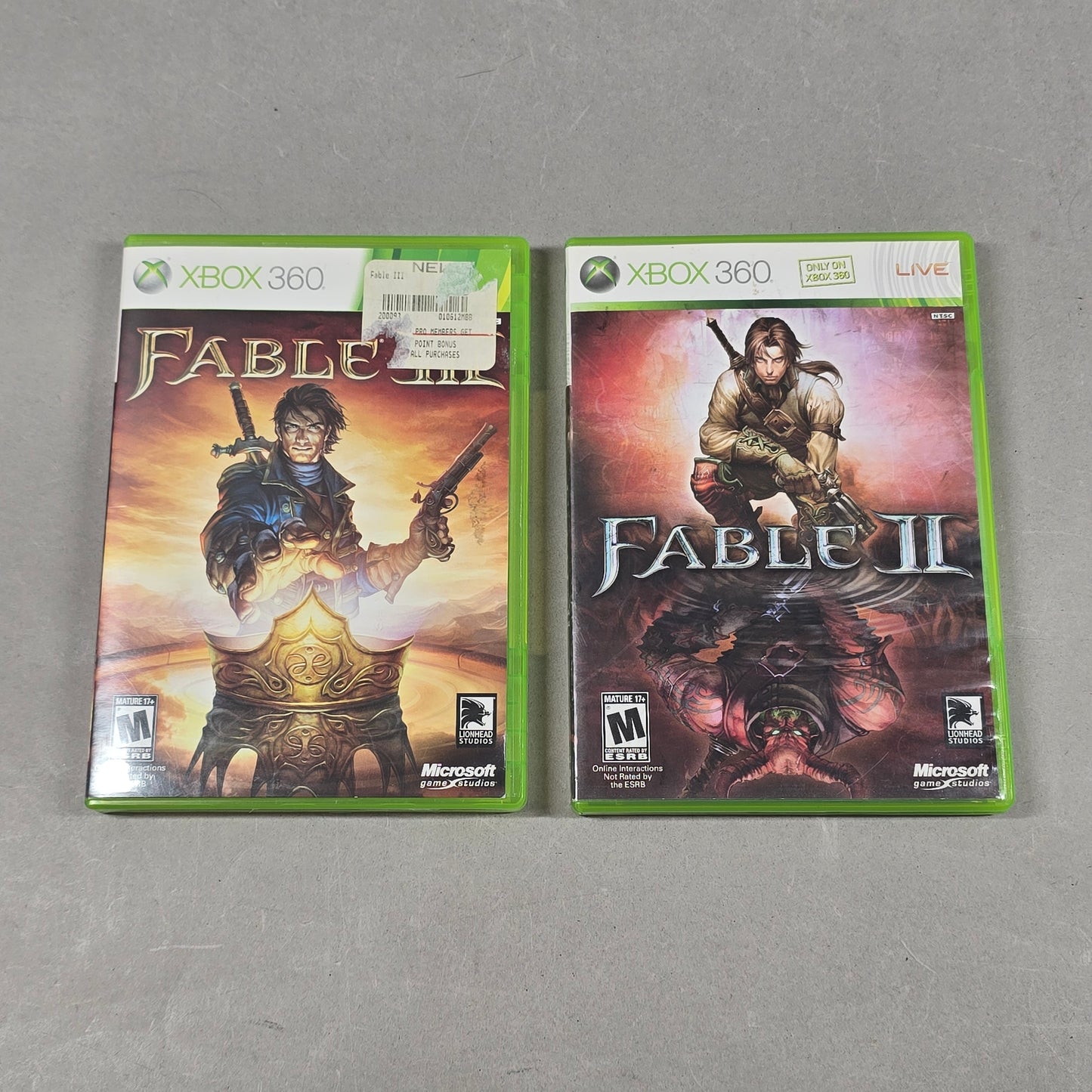 Lot of 2 Microsoft Xbox 360 Games