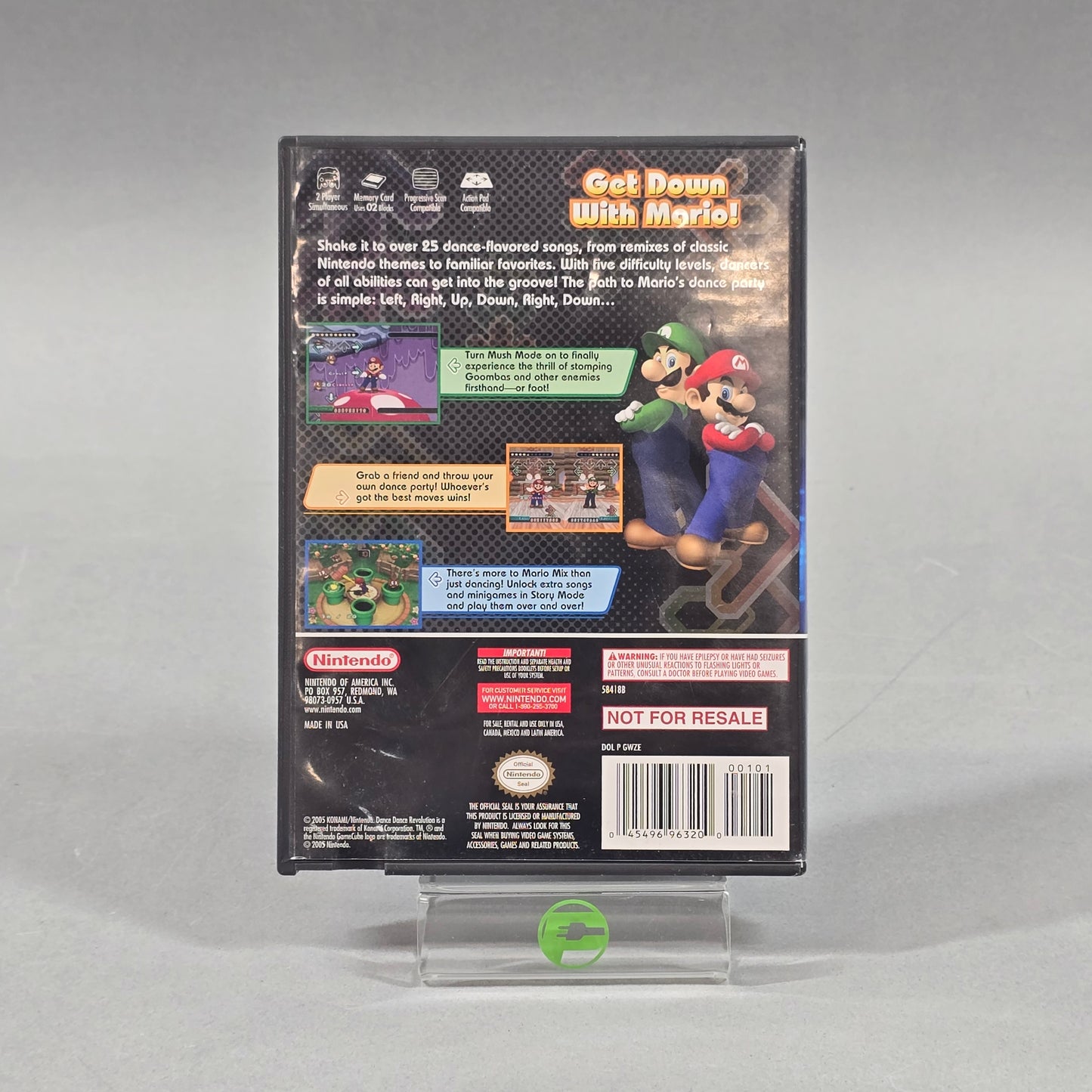 Dance Dance Revolution Mario Mix (GameCube, 2005)