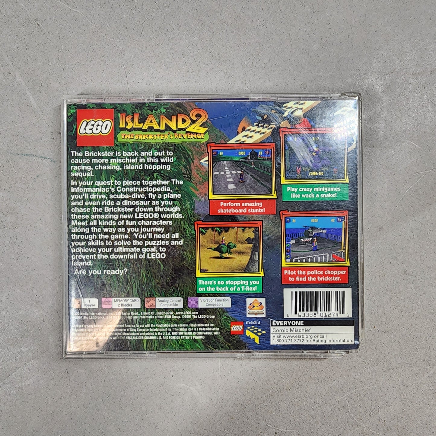 LEGO Island 2 (Sony PlayStation 1 PS1, 2001)