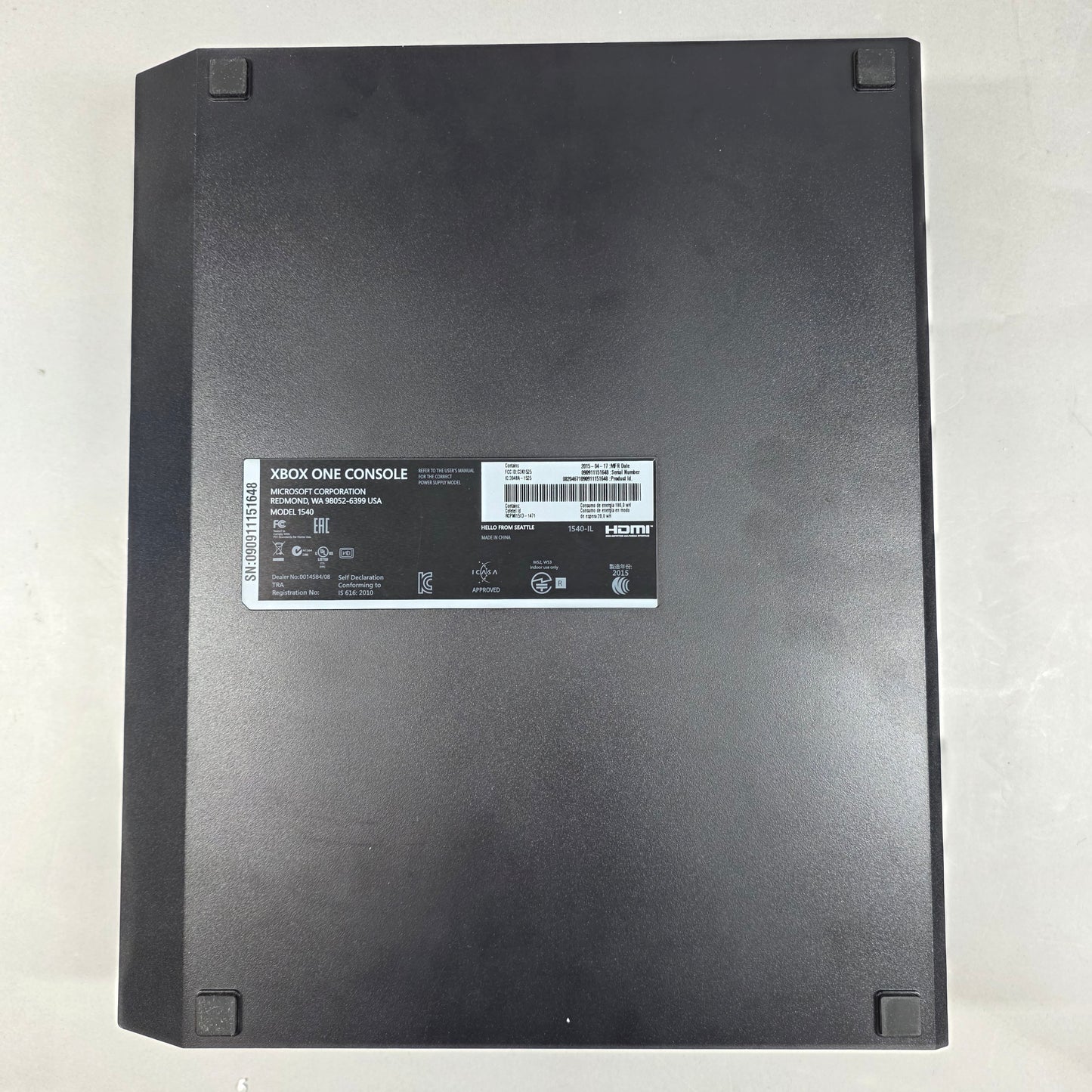 Microsoft Xbox One 500GB Black 1540