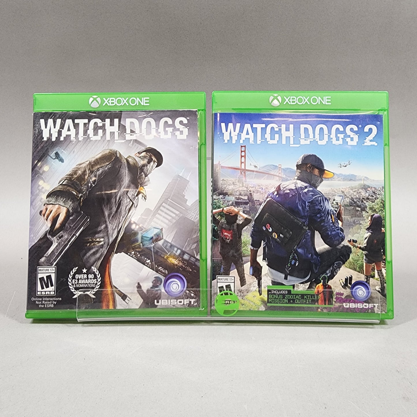 Watch Dogs 1 & 2 Lot of 2 Xbox One Games