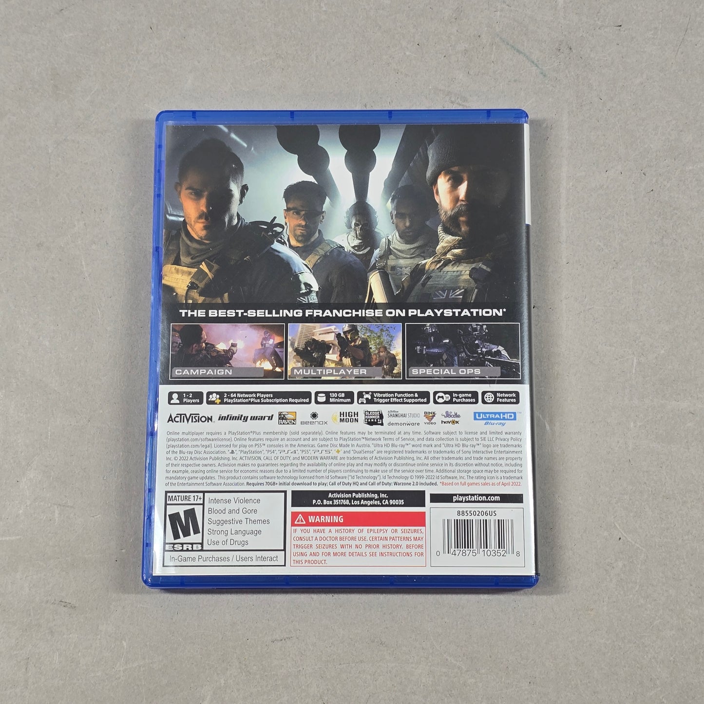 Call of Duty: Modern Warfare II (Sony PlayStation 5 PS5, 2022)