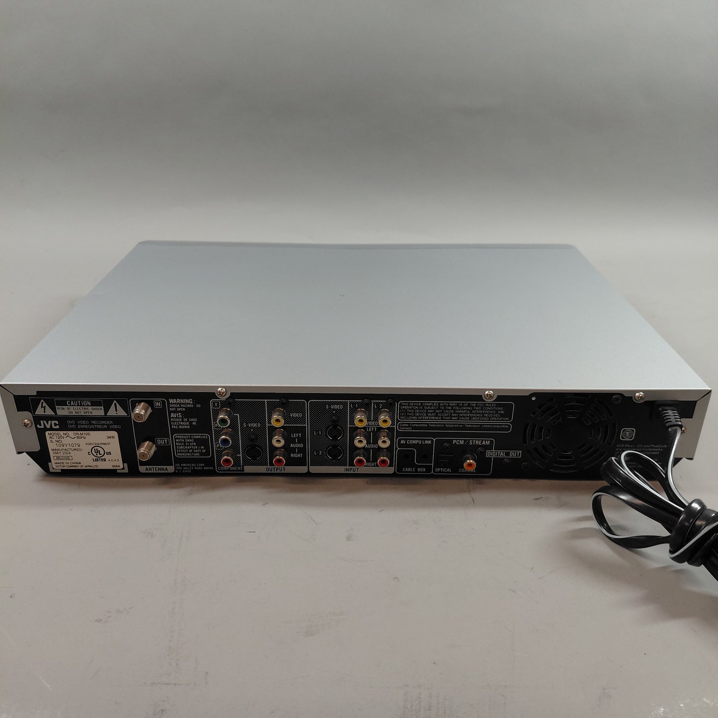 JVC DR-M10S DVD Video Recorder