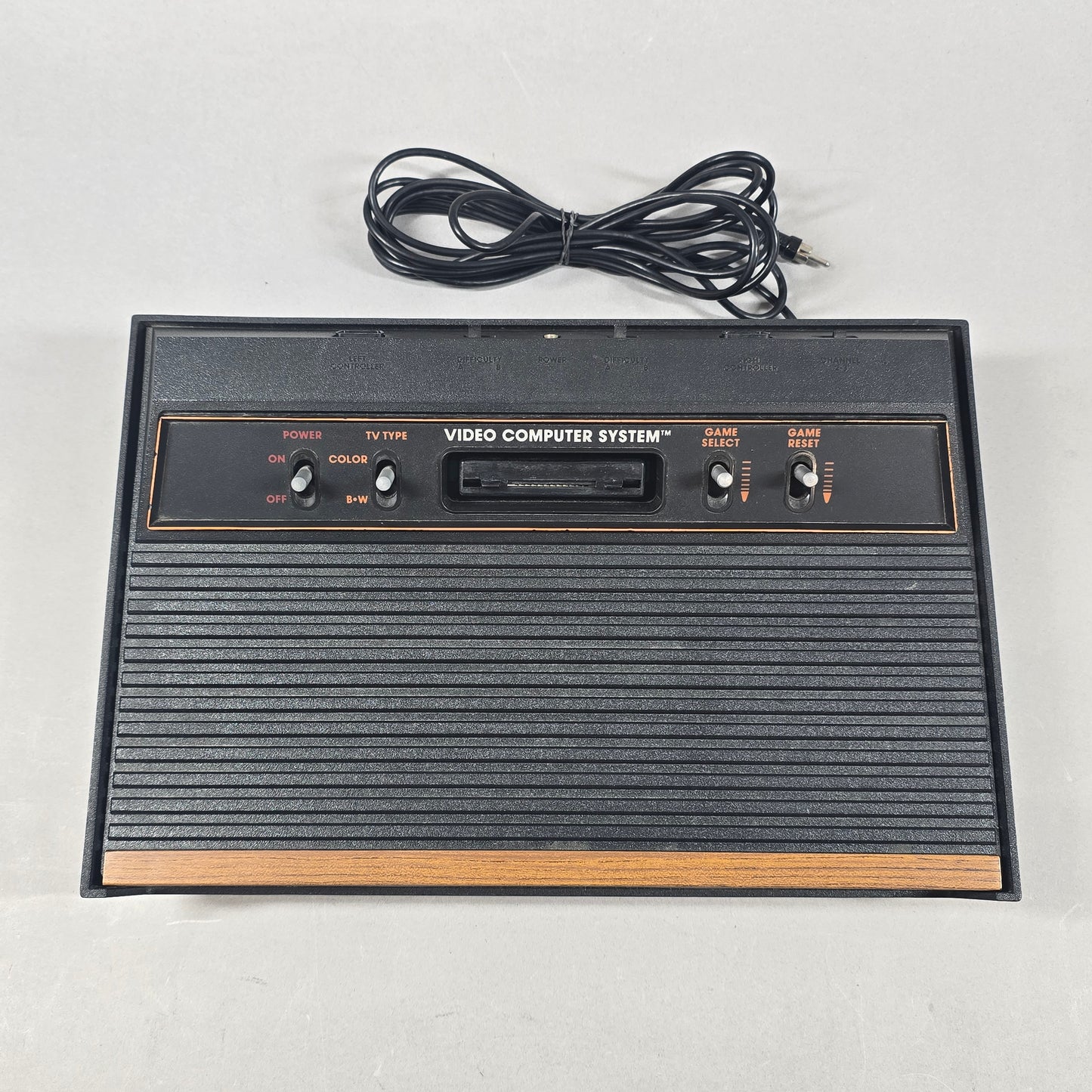 Atari 2600 Black/Wood CX-2600 A Atari 2600 Game Console