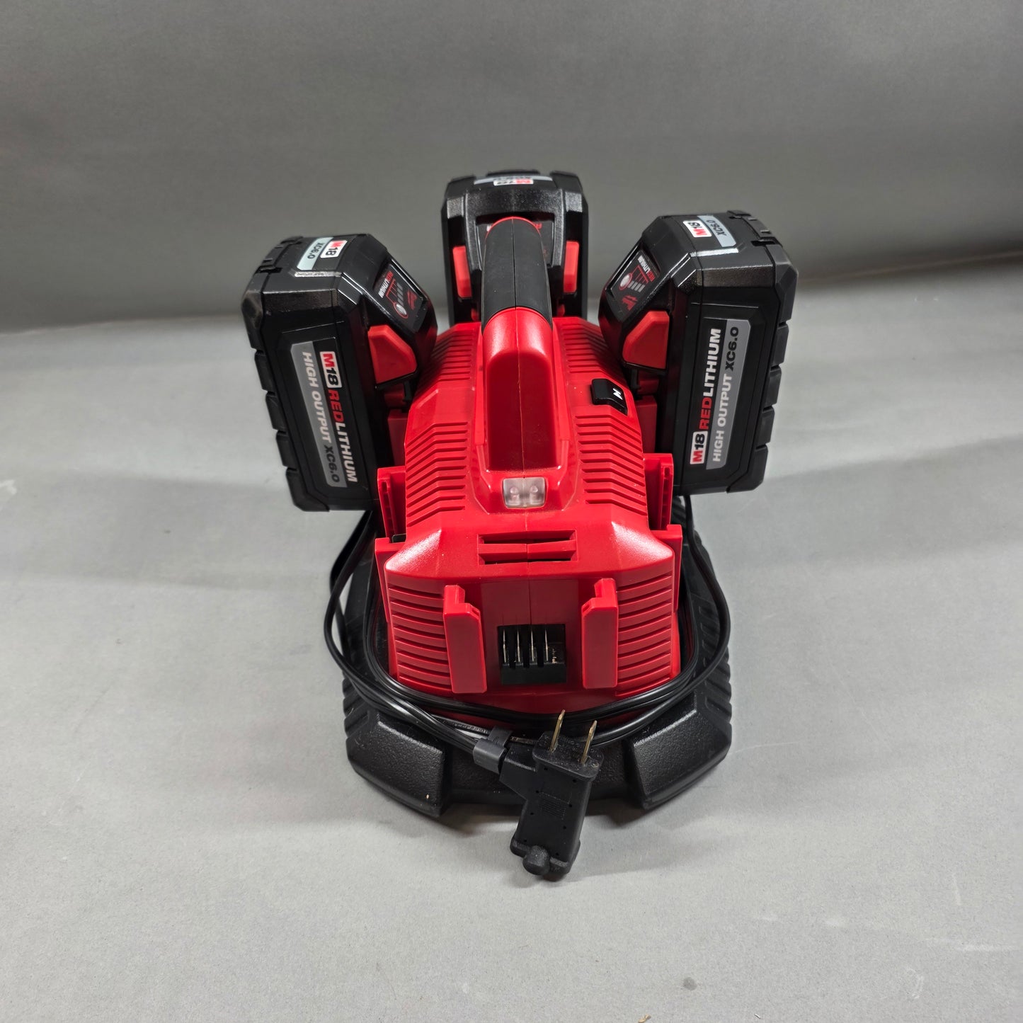 Milwaukee Charger with 3 6.0 Batterys