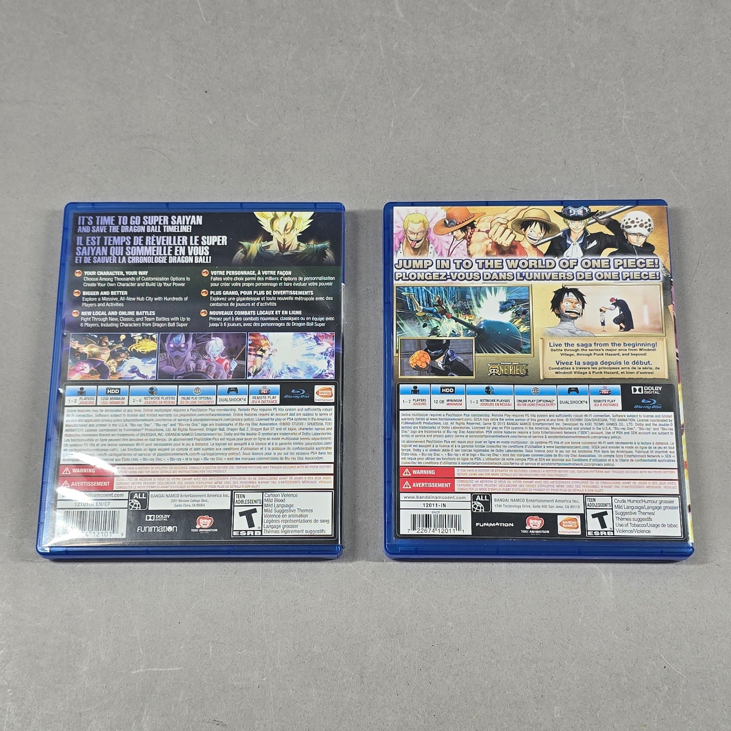 Lot of 2 Sony PlayStation 4 PS4 Games