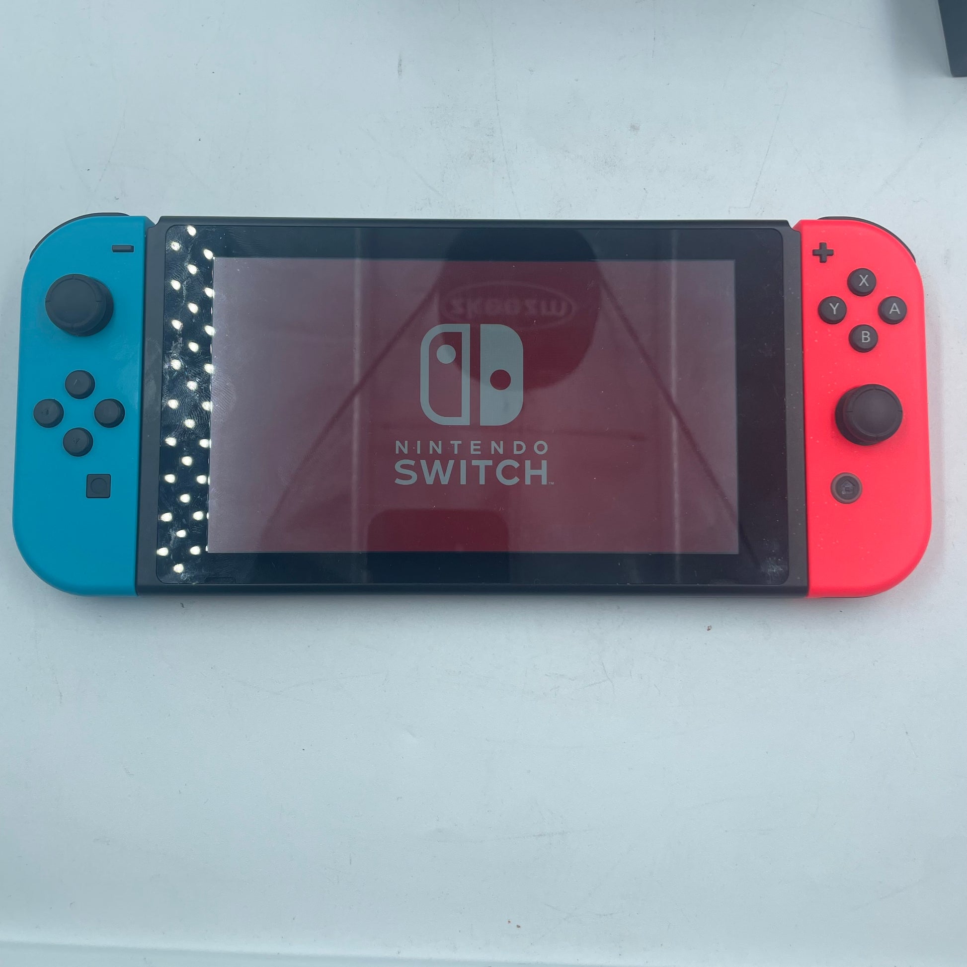 Nintendo Switch v2 Video Game Console Only HAC001(01) Red/Blue