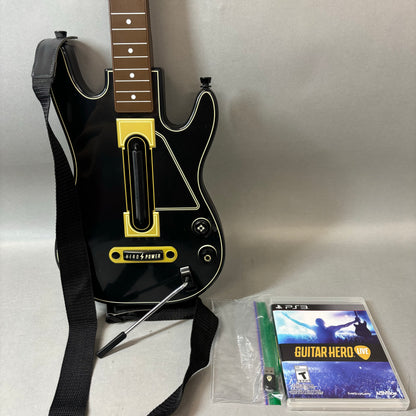 Activision Guitar Hero Live Bundle PS3 Sony PlayStation w/ Dongle & Wireless Guitar Controller