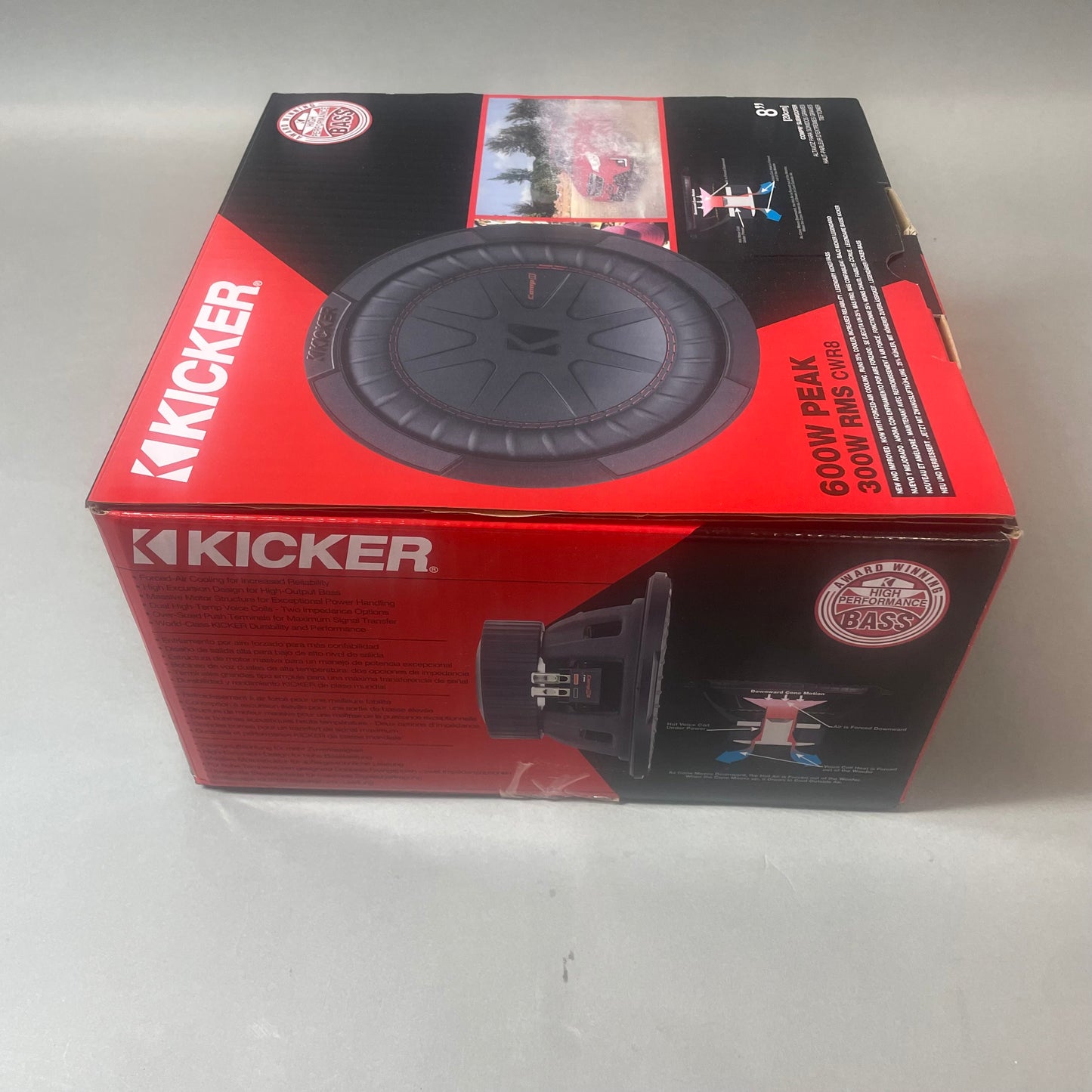 New Kicker CWR8 300W Subwoofer 48CWR82