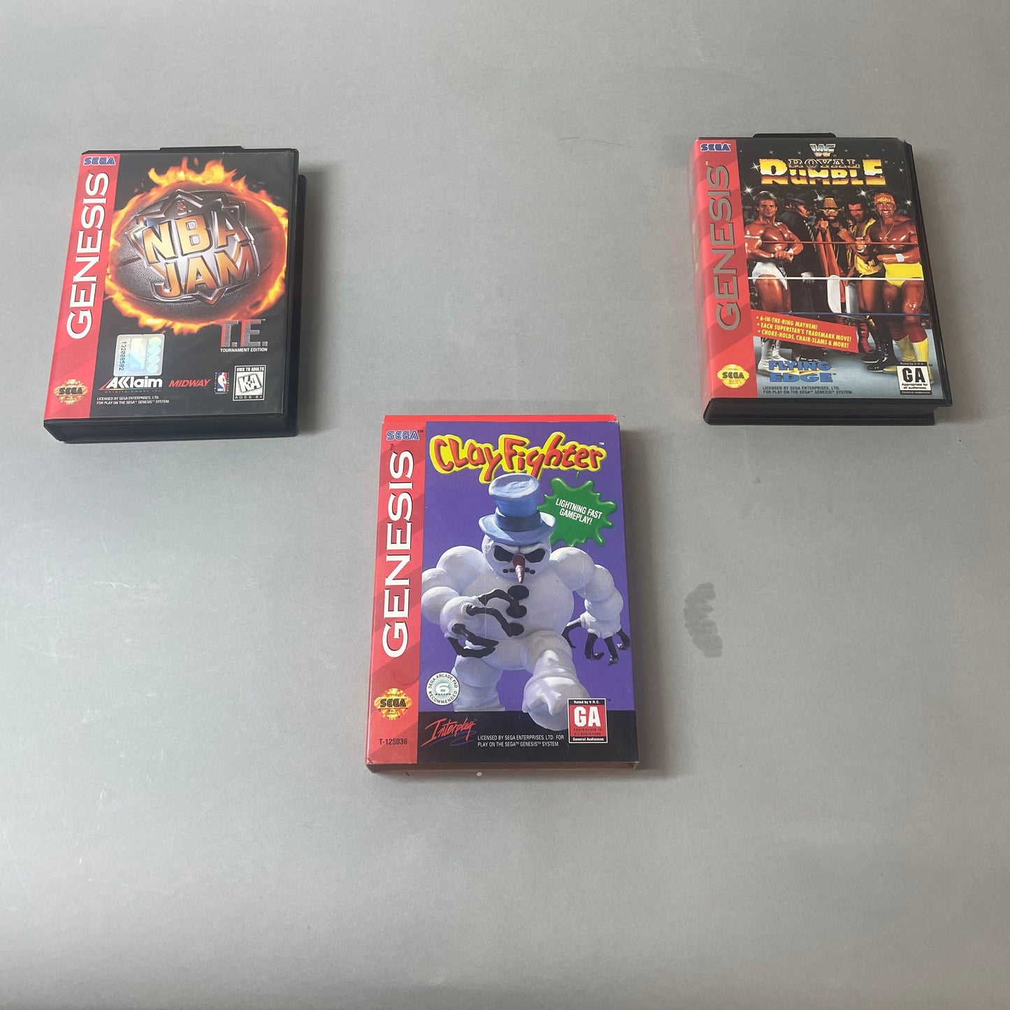 Lot of 3 Sega Genesis Games