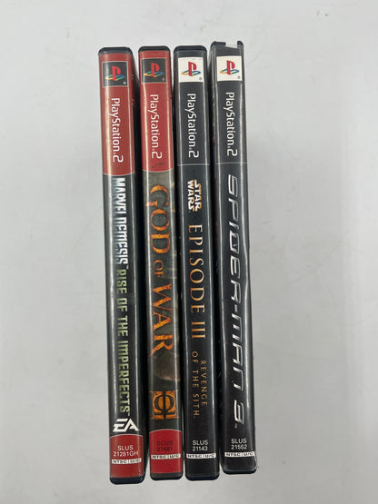 Lot of 4 Sony PlayStation 2 PS2 Games