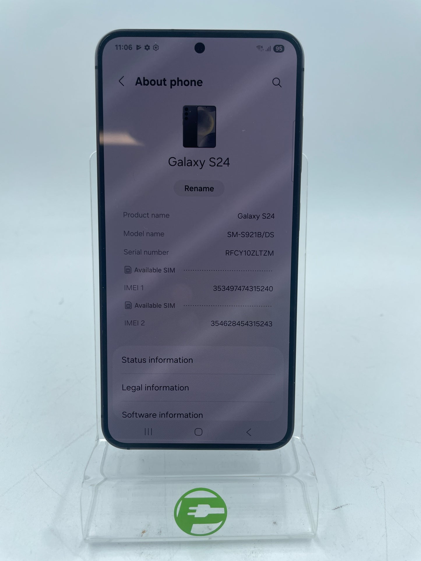Unlocked Samsung Galaxy S24 8GB RAM 256GB Absolute Black