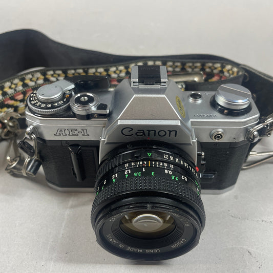 Canon AE-1 35MM Film Camera
