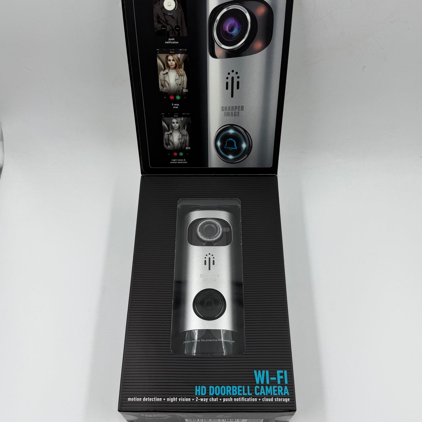 New Sharper Image HD SVC650SL Wi-Fi Smart Video Doorbell Camera