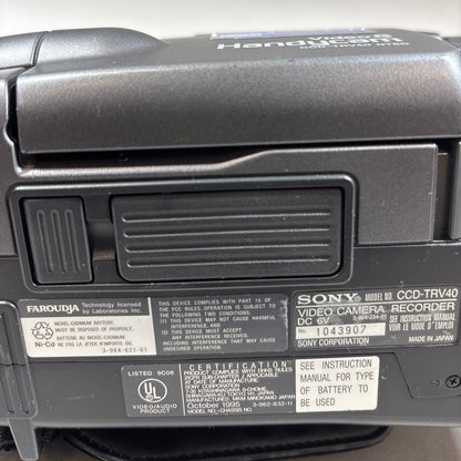 Sony Handycam Digital Video Camcorder CCD-TRV40