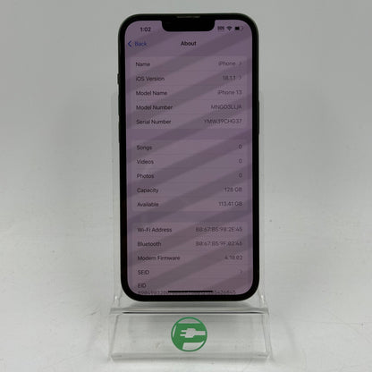 T-Mobile Apple iPhone 13 128GB Green MNGD3LL/A