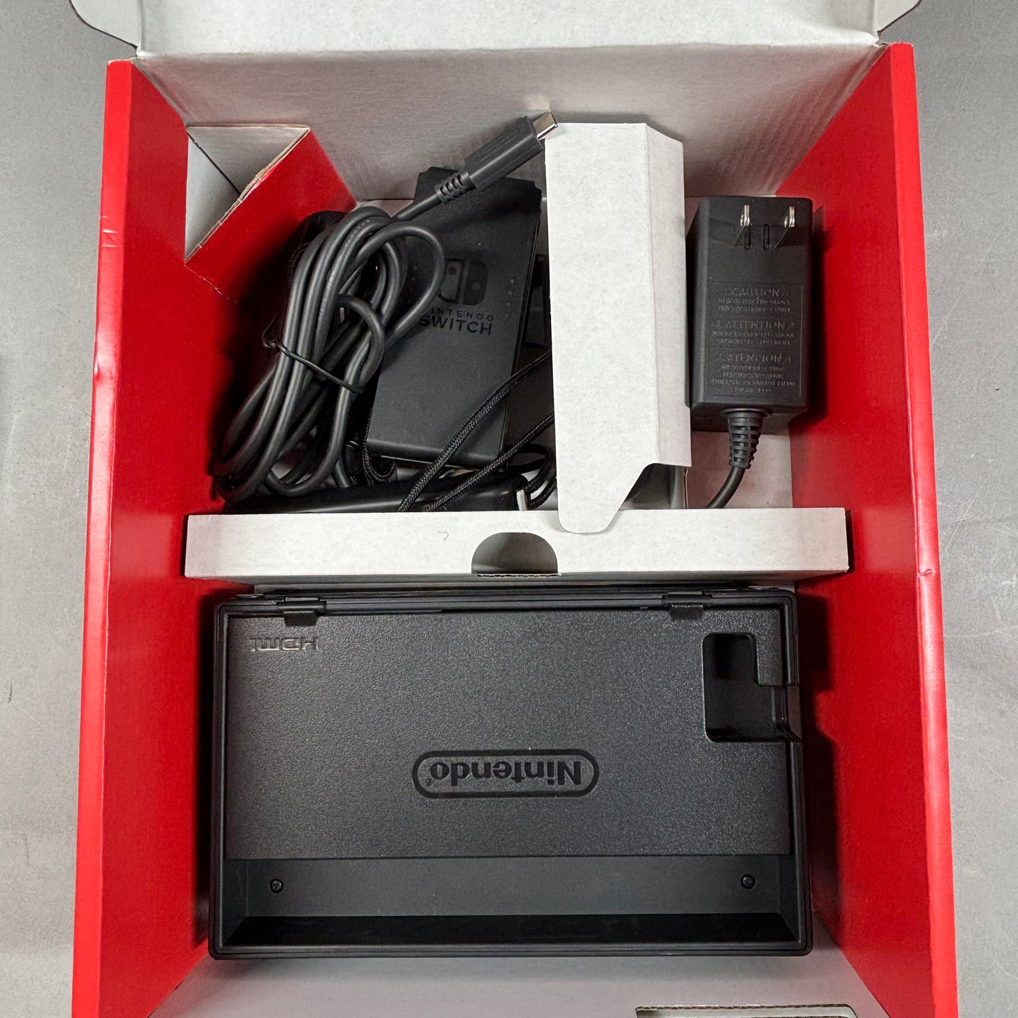 Nintendo Switch v2 Video Game Console HAC-001 (-01) Red/Blue