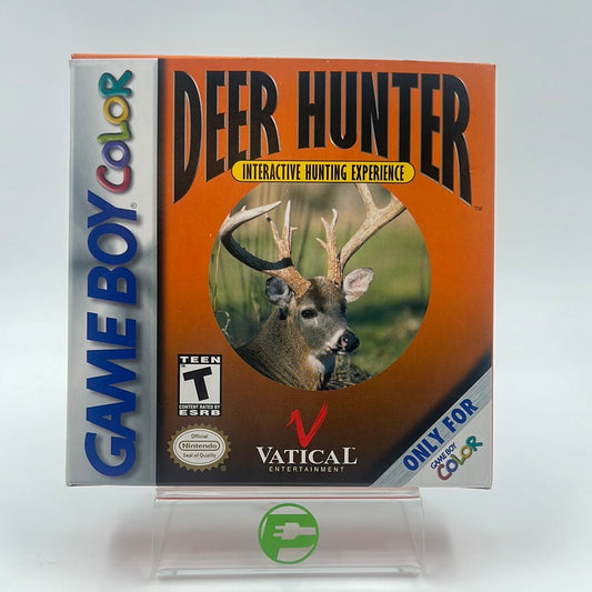 Deer Hunter (Nintendo GameBoy Color, 1999) CIB
