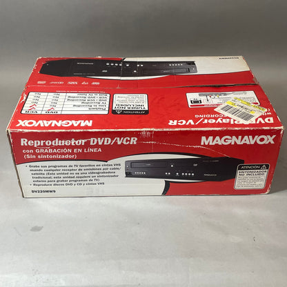 New Magnavox DVD VCR Combo Player DV220MVV9B