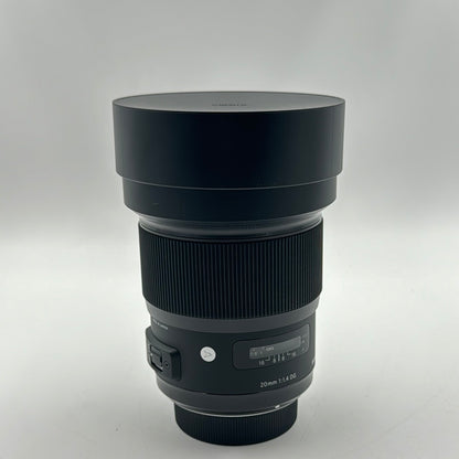 New Sigma 015 20mm F1.4 DG HSM Art Lens For Nikon