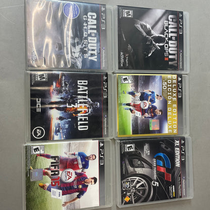 Lot of 6 games 6 Sony PlayStation 3 PS3 Games