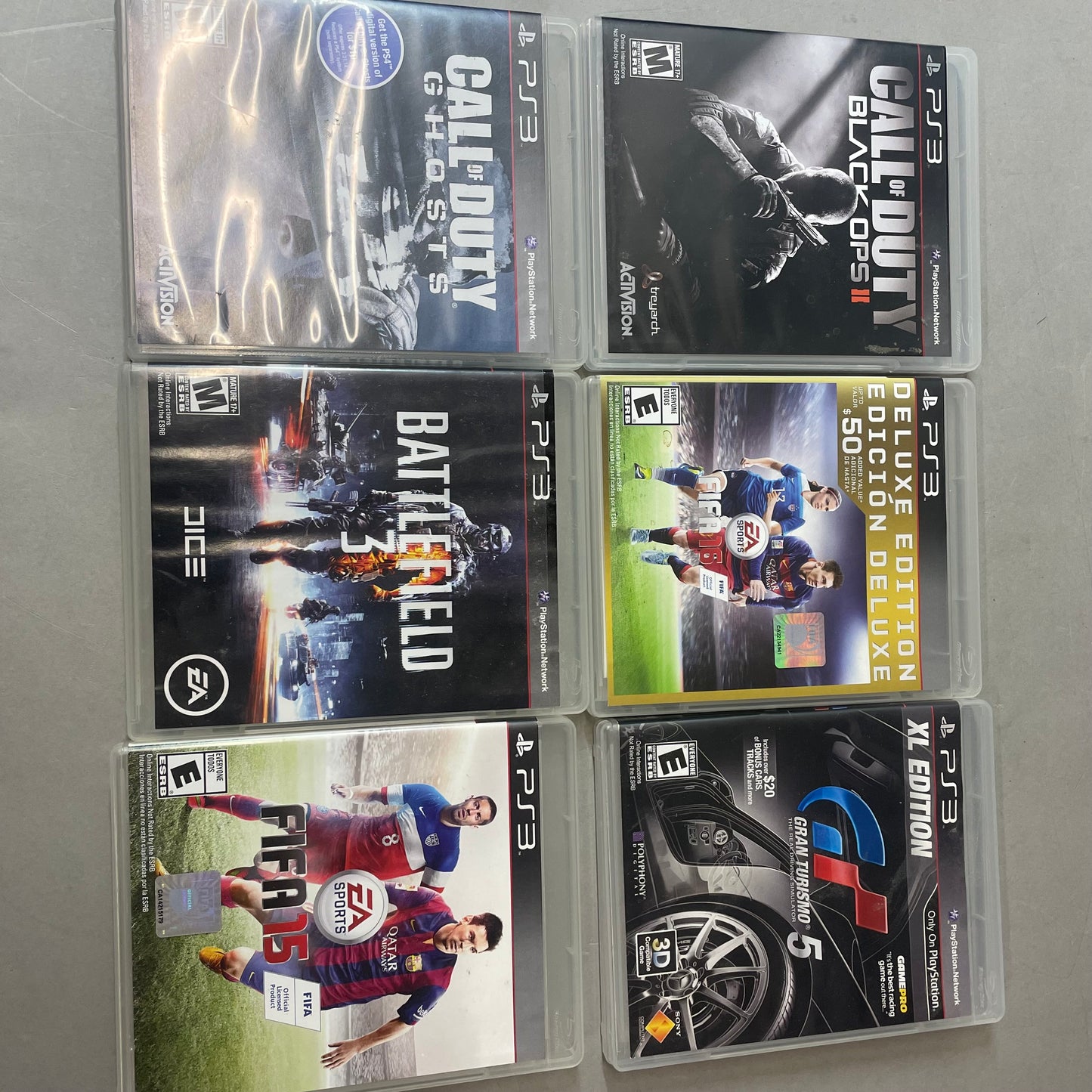 Lot of 6 games 6 Sony PlayStation 3 PS3 Games