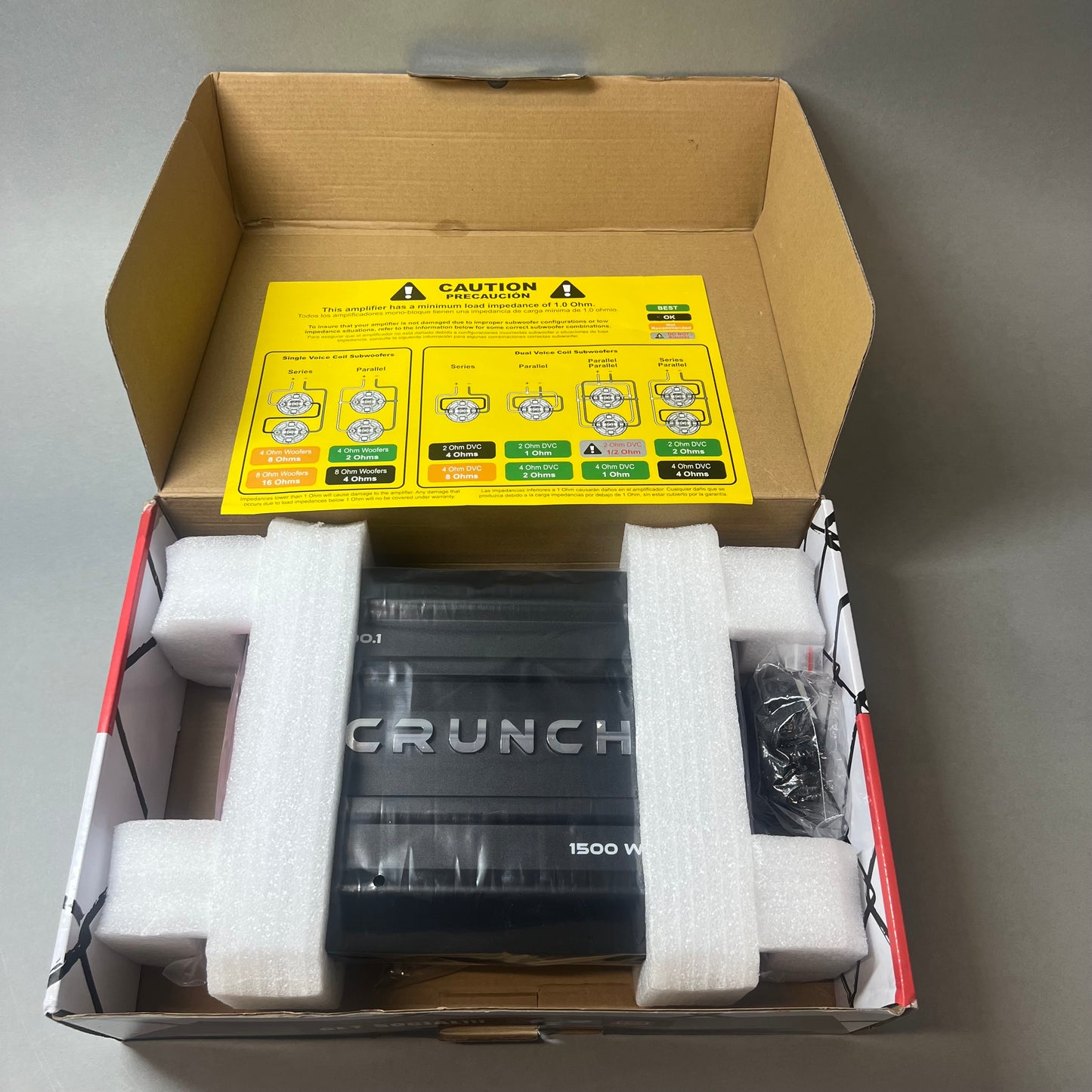 New Crunch  Mono Block Amplifer  GP-1500.1