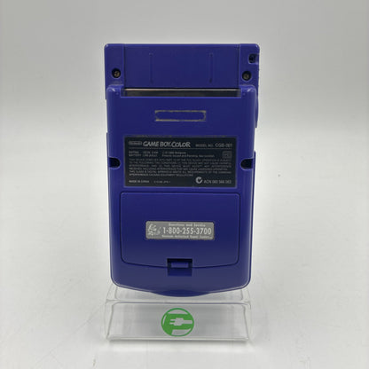 Nintendo Game Boy Color CGB-001 Grape W/ Original Box & Game Light