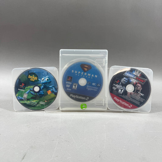 Lot of 3 Sony PlayStation 2 PS2 Games