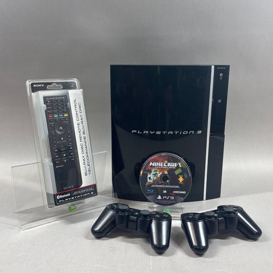 Sony PlayStation 3 Fat PS3 80GB Black Console Gaming System