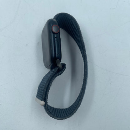 Unlocked Apple Watch Series 9 41MM Midnight Aluminum Black Sport Loop MR9A3LL/A