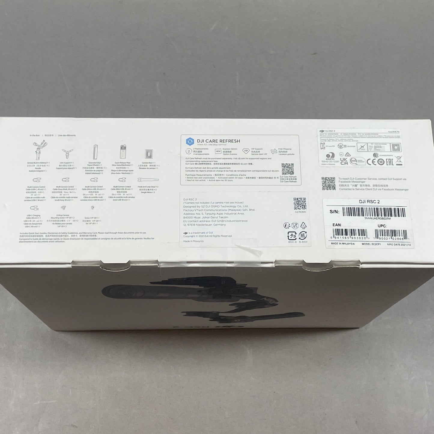 DJI RSC 2 Camera Gimbal SC2CP1