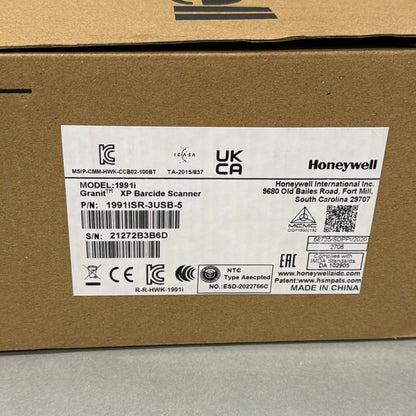 New Honeywell  1991i Industrial Bar Code Scanner Open Box