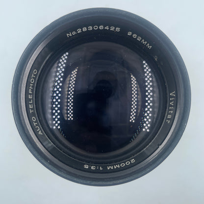 Vivitar 200mm 2.5 200mm 2.5