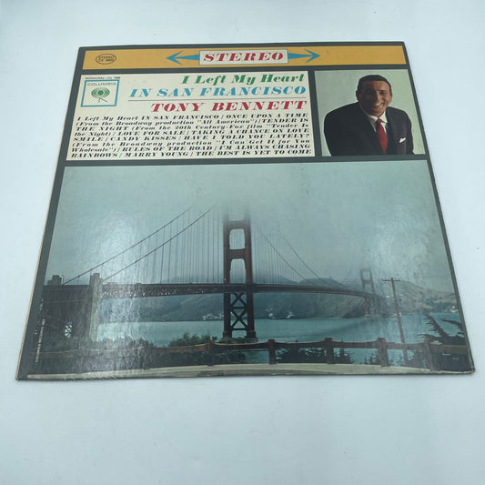 Tony Bennett I Left My Heart in San Francisco Vinyl Record CL 1869