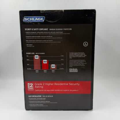 New Schlage FE595 Keypad Lever Door Lock