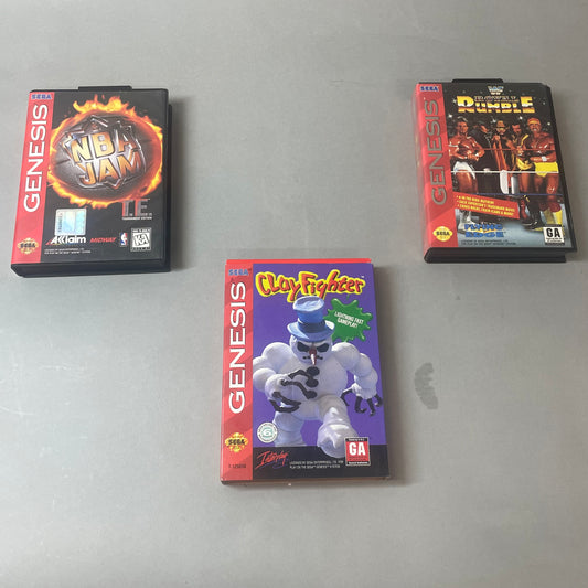 Lot of 3 Sega Genesis Games