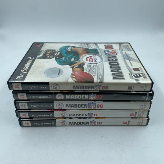 Lot of 5 Madden Games Playstation 2