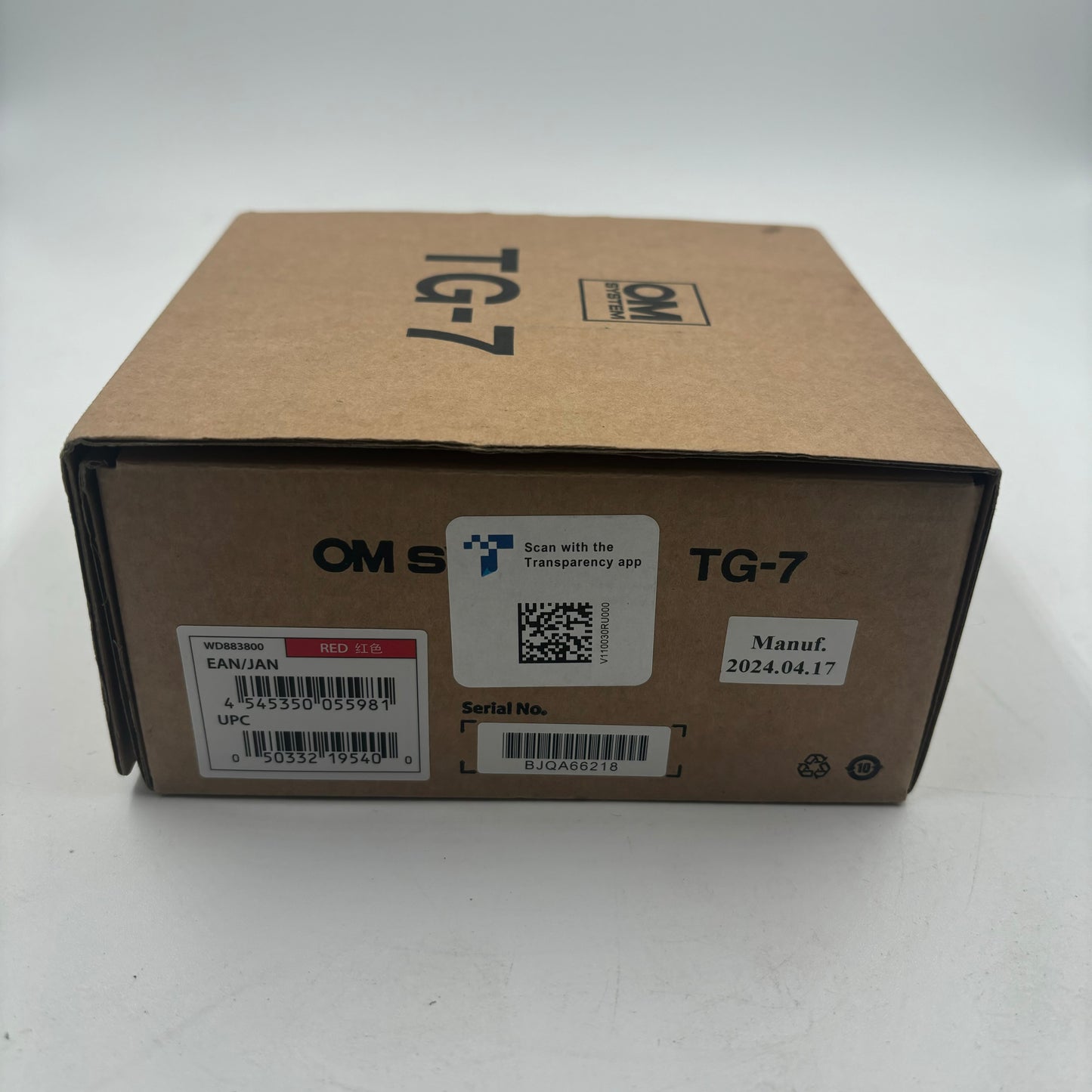 New OM System TG-7 IM032 12MP Digital Camera