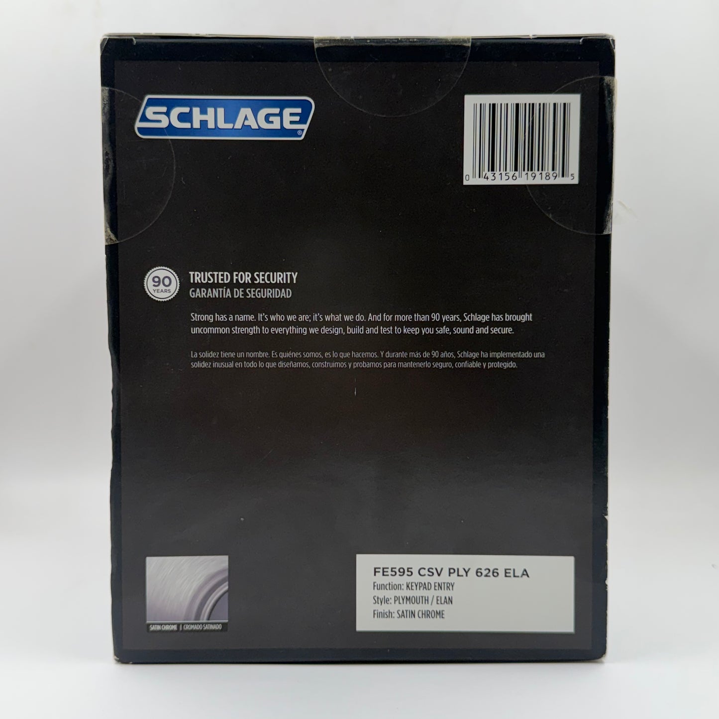 New Schlage FE595 Keypad Lever Door Lock