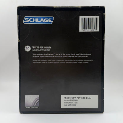 New Schlage FE595 Keypad Lever Door Lock
