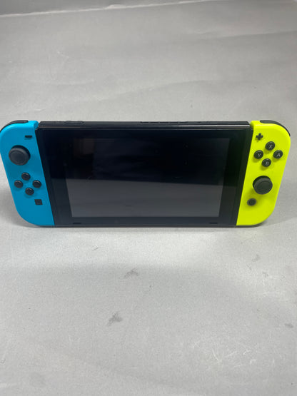 Nintendo Switch v1 Video Game Console HAC-001 Yellow/Blue