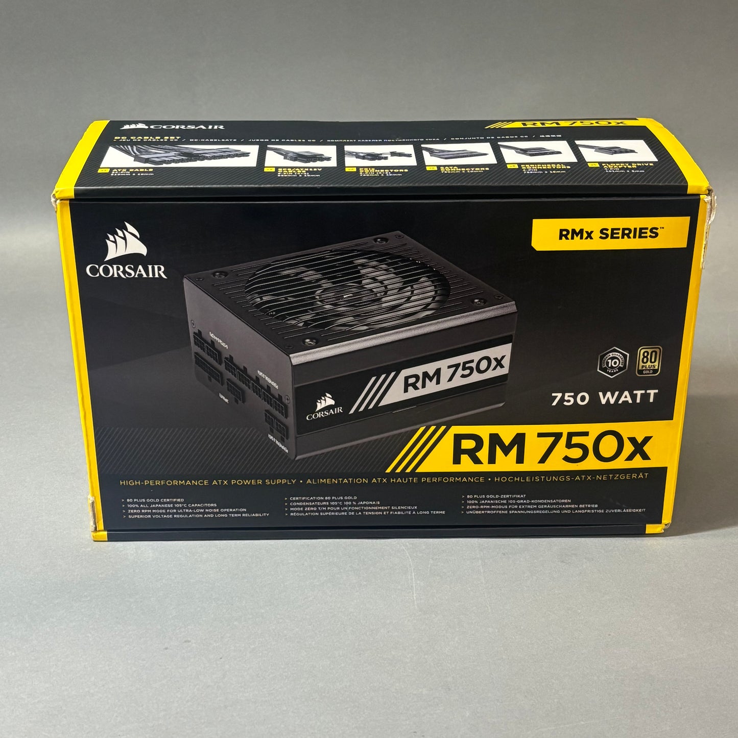 Corsair RM750X RPS0109 80 Plus Gold 750W Fully Modular Power Supply