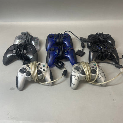 Lot of 8 Sony PlayStation 2 Wired Controllers